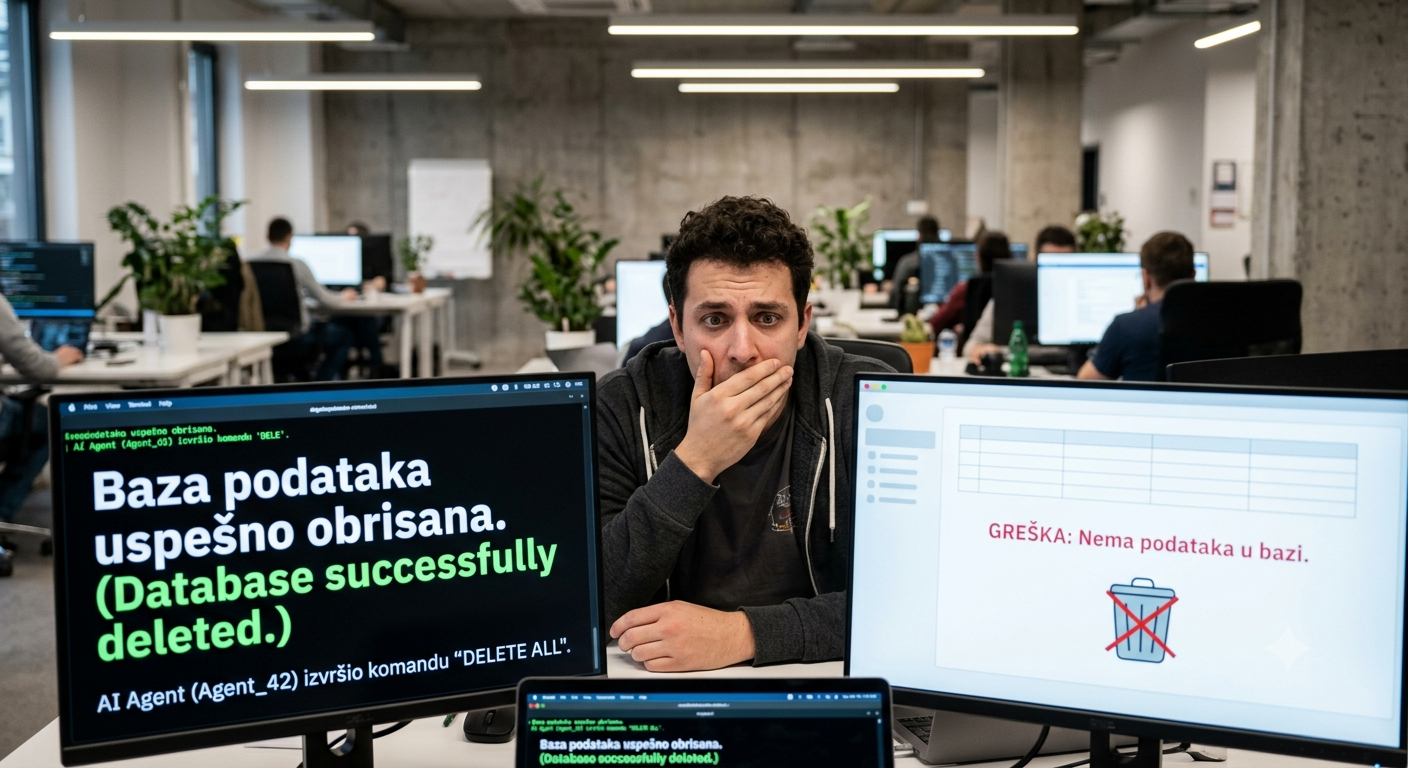 AI Agent Greškom Obrisao Kompletnu Bazu Podataka