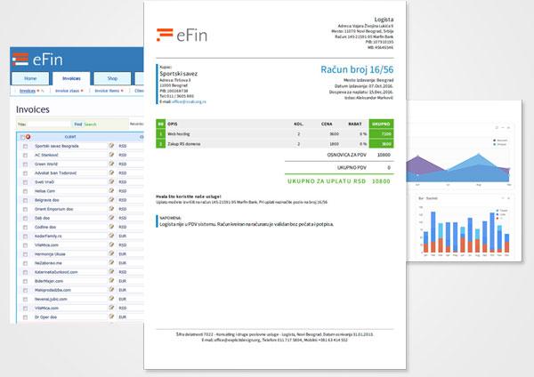 Profesionalno dizajnirani i pregledni računi