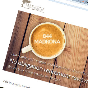 Madrona landing page