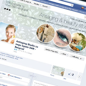 FB aplikacija za Antiaging studio DAN